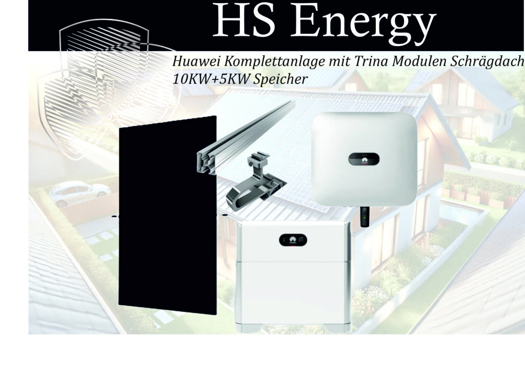 10KW+5KW Speicher Trina Black