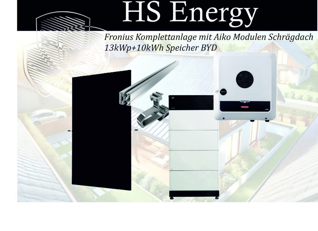 13KW+10KW Speicher Aiko Black