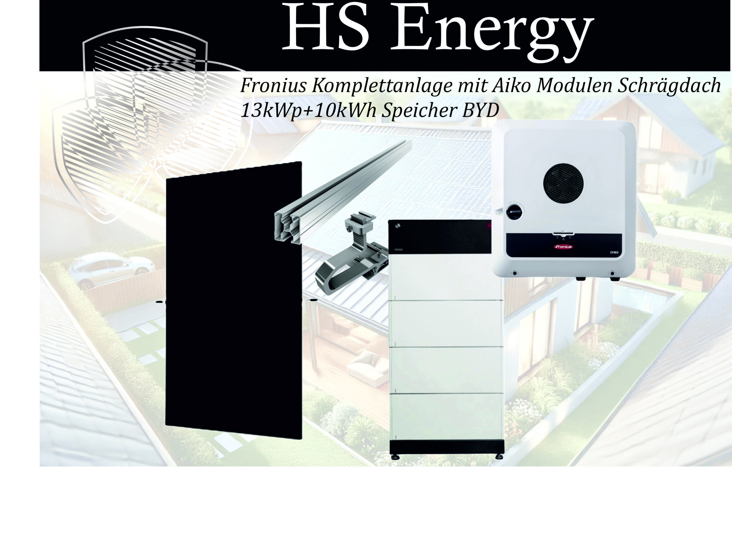 13KW+10KW Speicher Aiko Black