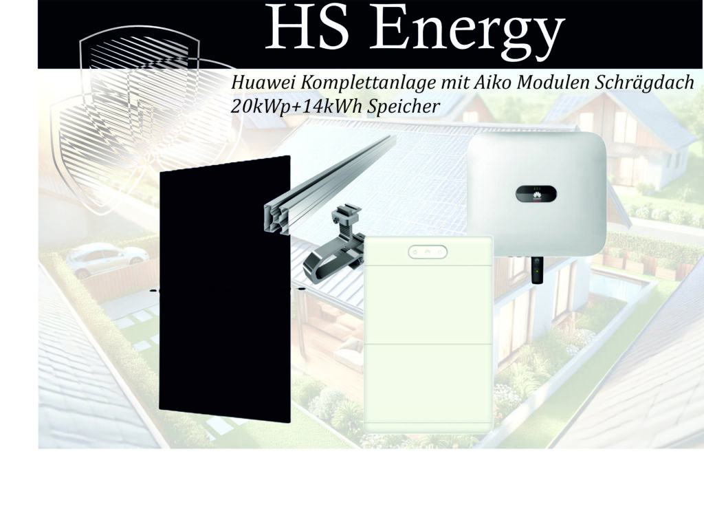 20KW+14KW Speicher Aiko Black